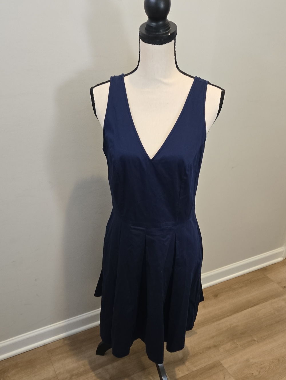 Banana Republic Navy Blue Asymmetrical Sleeveless Dress